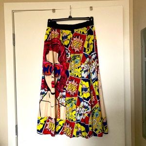Shein Pop Culture Midi-Skirt